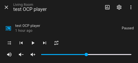 HiveMind player in Home Assistant