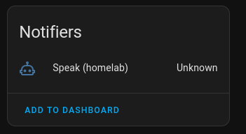 HiveMind notify service in Home Assistant